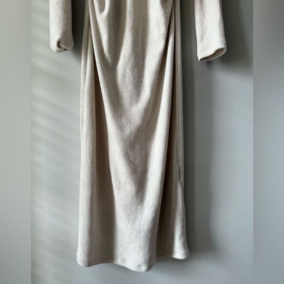 Zara SOFT PLEATED DRESS Size L - Picture 4 of 7